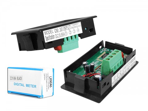 Panelinis skaitmeninis ampermetras DC 20A
